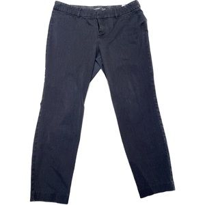 Mid Rise Heathered Pixie Straight Ankle Pants Size 12